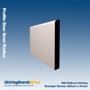 MDF Bullnose Skirting Boards