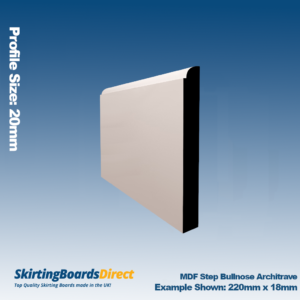 MDF Step Bullnose Skirting Boards