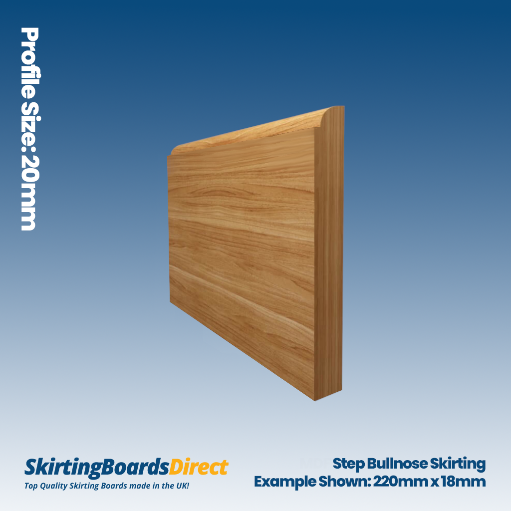 Oak Step Bullnose Skirting Boards