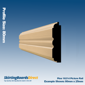 Pine 16214 Picture Rail