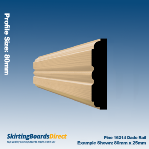 Pine 16214 Dado Rail