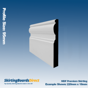 MDF Premium Skirting Boards 10726