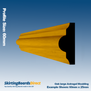 Hardwood Large Astragal Moulding