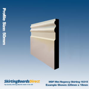 MDF Mini Regency Skirting Boards 16315