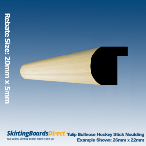 Tulip Bullnose Hockey Stick