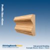 Oak pyramid moulding